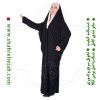 چادر اماراتی کرپ کریستال شهر حجاب مدل ۸۰۰۱
