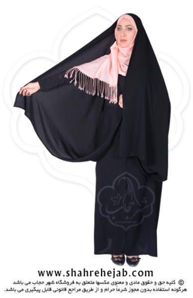 چادر کمری قجری کن کن ژرژت شهر حجاب مدل ۸۰۴۳