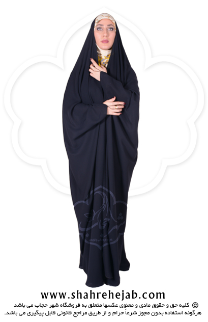 چادر جده عبایی کرپ کریستال شهر حجاب مدل ۸۰۰۲