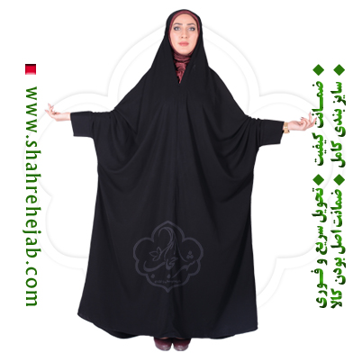 چادر اسماء کرپ کریستال شهر حجاب مدل ۸۰۶۰