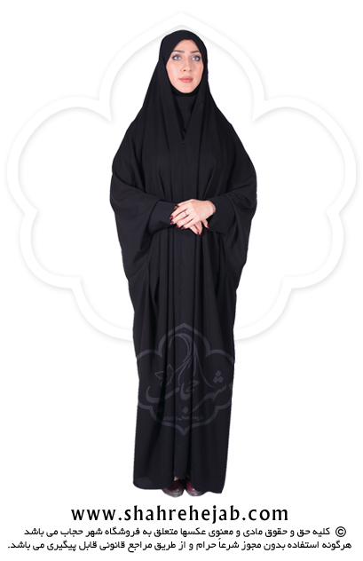چادر اسماء کرپ کن کن ژرژت شهر حجاب مدل ۸۰۶۱